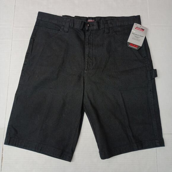Dickies Other - NWT Dickies Men's Size 36 Regular Fit 11” Inseam Black Work Shorts Flex Utility